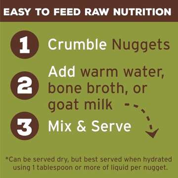 Primal Freeze Dried Raw Dog Food Nuggets, Lamb, Complete & Balanced Meal, Also Use as Topper or Treat, Premium, Healthy, Grain Free, High Protein Raw Dog Food, 5.5 oz