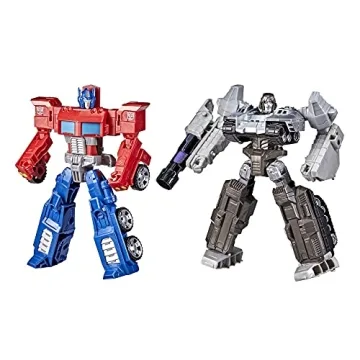 Transformers Heroes Vs. Villains Optimus Prime and Megatron 2-Pack - Action Figures for Kids 6+