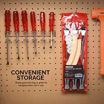 NEIKO 20601A Durable 14.5 Inch Tire Spoon Set for Mechanics