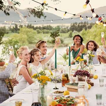 CoCo-Life 10 Inch Green Christmas Taper Candles, 12 Packs Unscented Dripless Candlesticks for Dinner...