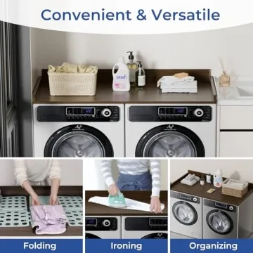 COOLBEBE Washer Dryer Countertop, Elegant & Functional