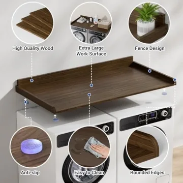 COOLBEBE Washer Dryer Countertop, Elegant & Functional
