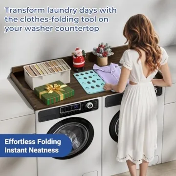 COOLBEBE Washer Dryer Countertop, Elegant & Functional