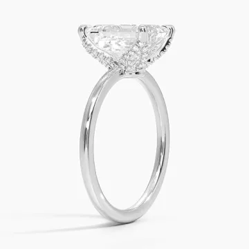 VISDIV 3CT Sterling Silver Engagement Ring for Women