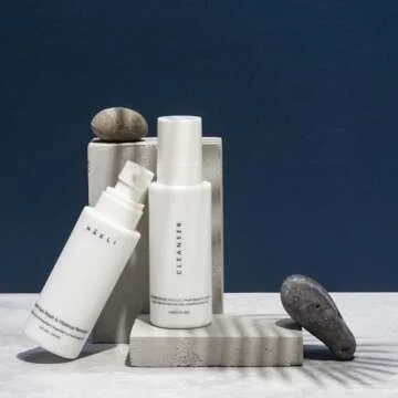 NAELI Gentle Face Cleanser - All Natural Anti Aging Vitamin C Face Wash for Sensitive & Dry Skin with Hyaluronic Acid & Antioxidants - Vegan & Cruelty Free, 4 oz