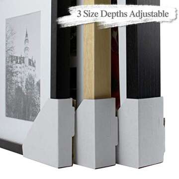 Golden State Art Adjustable Picture Frame Corner Protectors
