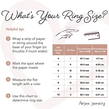 Aojun 14K Gold Eternity Ring for Women - Elegant & Stackable