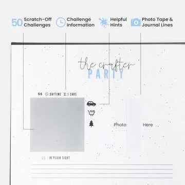 The Adventure Challenge Friends Edition - 50 Scratch-Off Adventures and Party Games for Adults & Teens, Adventure Challenge Scratch Off Book, Friend Adventure Book