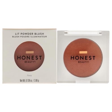 Honest Beauty Talc-Free Lit Powder Blush | Pearl Infused, Velvety Finish | EWG Verified, Organic, Ve...