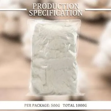 Newwiee Clean Wool Batting Stuffing – Ideal for Crafts and Toys (2.2 lb)