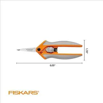 Fiskars RazorEdge Micro-Tip Easy Action Scissors - Precision Cutting