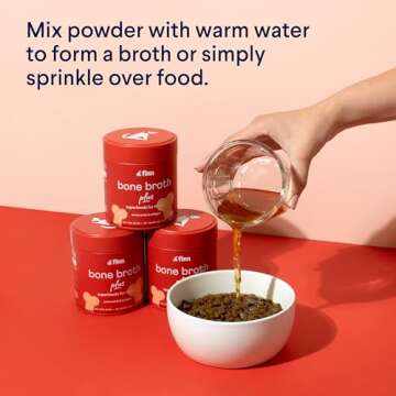 Finn Bone Broth Plus for Dogs | Joint Health & Mobility | Topper