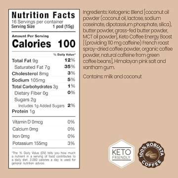 Rapidfire Caramel Macchiato Ketogenic High Performance Keto Coffee Pods, Supports Energy & Metabolis...