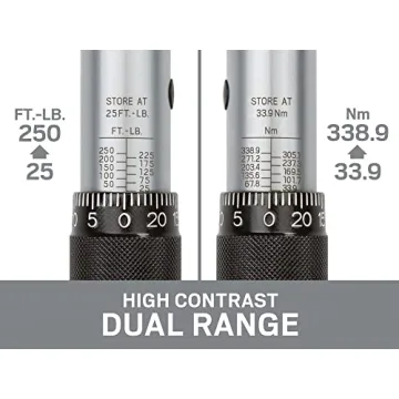 TEKTON 1/2 Inch Drive Torque Wrench for DIY and Professionals