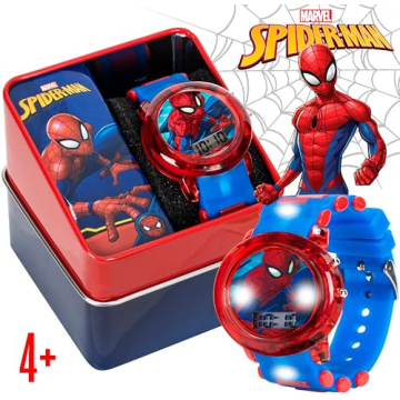 Bright Spiderman Digital Watch for Young Heroes