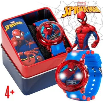 Bright Spiderman Digital Watch for Young Heroes