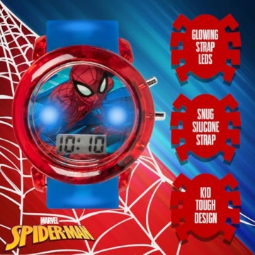 Bright Spiderman Digital Watch for Young Heroes