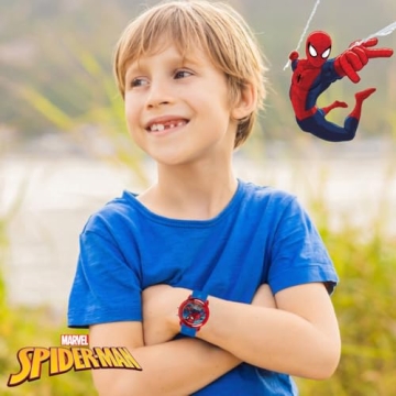 Bright Spiderman Digital Watch for Young Heroes