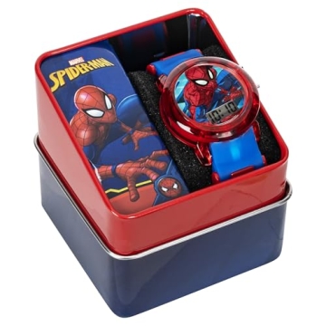 Bright Spiderman Digital Watch for Young Heroes