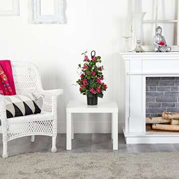 Nearly Natural 24in Bougainvillea Artificial Climbing Plant