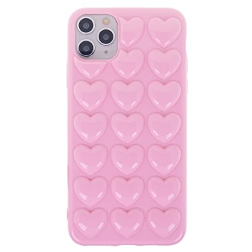 DMaos Compatible with iPhone 11 Case for Women, Bubble Heart Kawaii Gel Cover, Cute and Stylish for ...
