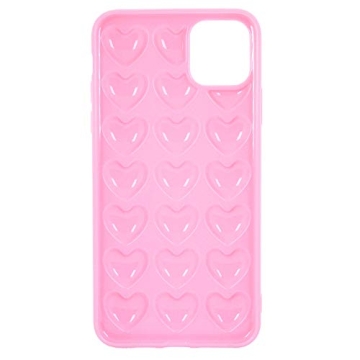 DMaos Cute iPhone 11 Case with Bubble Hearts for Women