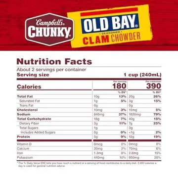 Campbell's Chunky OLD BAY Seasoned Clam Chowder 18.8 oz