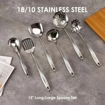 304 Stainless Steel Kitchen Utensil Set for Every Chef