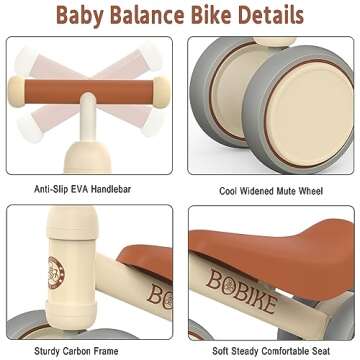 Baby Balance Bike Toys for 12-36 Months Kids Toy Boy and Girls Gifts Toddler Best First Birthday Gif...