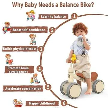 Baby Balance Bike for Kids 12-36 Months Safety Assured