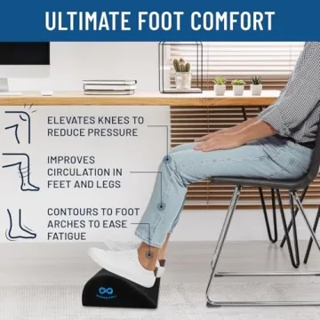 Memory Foam Foot Rest for Office & Home Use