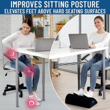 Memory Foam Foot Rest for Office & Home Use
