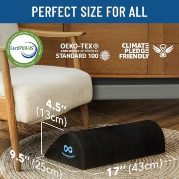 Memory Foam Foot Rest for Office & Home Use