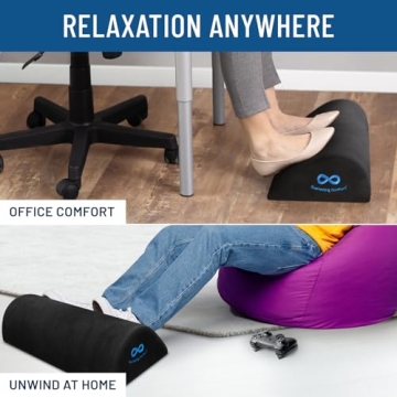 Memory Foam Foot Rest for Office & Home Use