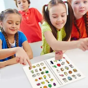 YUATCYA Durable A5 Reusable Sticker Storage Book