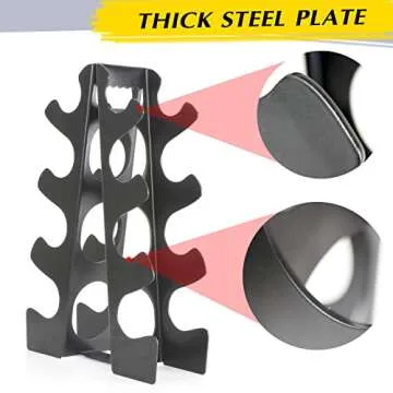 Dumbbell rack 4 tier, Multilevel Weight Storage Organizer, Dumbbell Rack Stand Only for Home Gym Weight Rack for Dumbbells