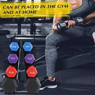 Dumbbell rack 4 tier, Multilevel Weight Storage Organizer, Dumbbell Rack Stand Only for Home Gym Weight Rack for Dumbbells