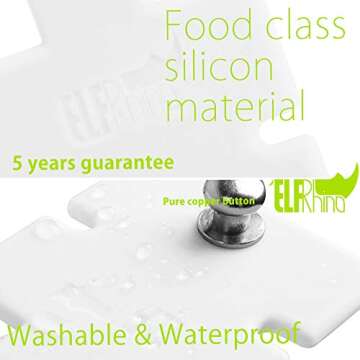 ELFRhino Silicone Earphone Organizer Earphone Wrap Winder Headphone Cord Organizer Wrap Winder Manager/Cable Winder(White, 1 Piece)