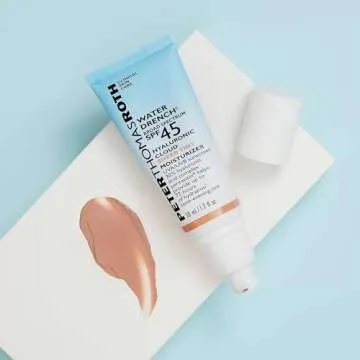 Peter Thomas Roth | Water Drench Hyaluronic Cloud Sheer Tint Moisturizer Broad Spectrum SPF 45, Hydrating Tinted SPF Moisturizer, Adaptable Sheer Tint, For All Skin Tones and Types