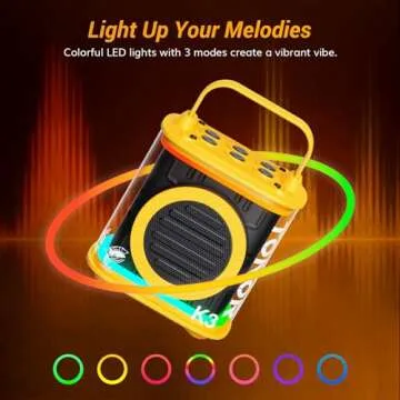 Compact TONOR Mini Karaoke Machine with 2 Microphones