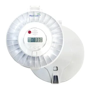 Med-E-Lert Automatic Pill Dispenser - Smart Medication Organizer with Alarms