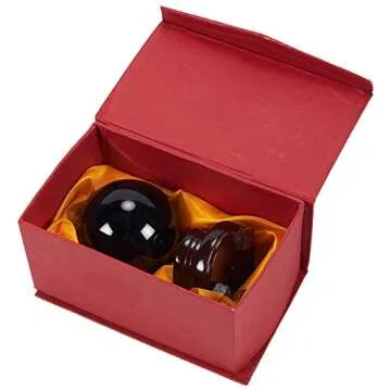 Juvale Small Black Obsidian Sphere - 80mm/3.1 Inch Decorative Black Crystal Ball with Stand for Gothic-Style Home Decor, Meditation and Feng Shui