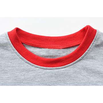 Babygp 100% Cotton Dinosaur Pajamas for Boys Age 3-7