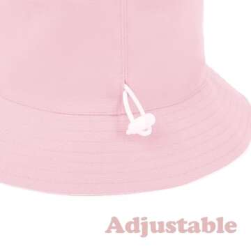 Baby Boy Baby Girl Sun Hat Toddler Summer Protection Beach Hat Toddler Girl Summer Bucket Hat Cotton...