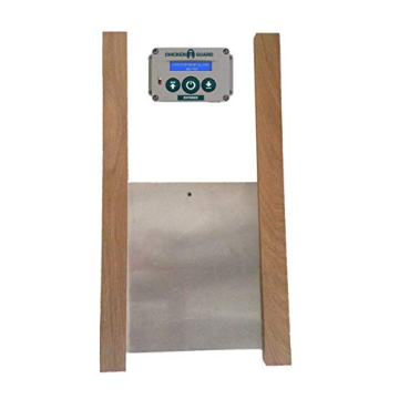 ChickenGuard Extreme Automatic Chicken Coop Pop Door Opener & Door Kit Combo | Outdoor/Indoor Auto D...