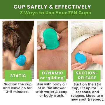 Silicone Cupping Therapy Set for Massage and Relief