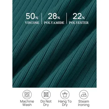 ZESICA Women's 2 Piece Outfits Set Casual Long Sleeve Knit Pullover Top and Wide Leg Pants Sweatsuit Lounge Sets,Teal,Small