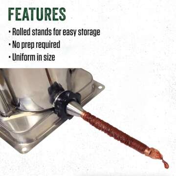 LEM Products Mahogany Smoked Collagen Casings, 19mm, Edible Sausage Casings, Stuffs Approximately 16 Pounds Per Pack, Great for Snack Sticks, Hot Dogs, Metts, Andouille, Brats, and More, 2-Pack