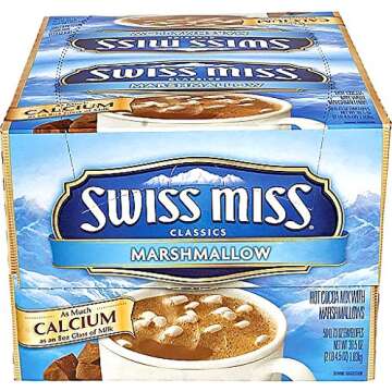 Swiss Miss Marshmallows Cocoa Mix - 50 Count Pack for Cozy Evenings