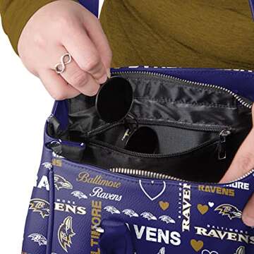 FOCO Baltimore Ravens NFL Logo Love Purse